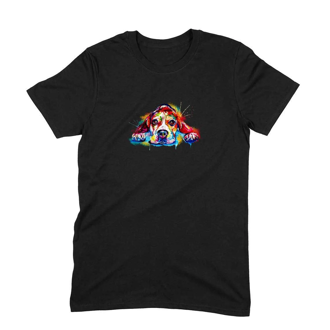 Round Neck T-Shirt (Men) - Droopy Dog Eyes (11 Colours)