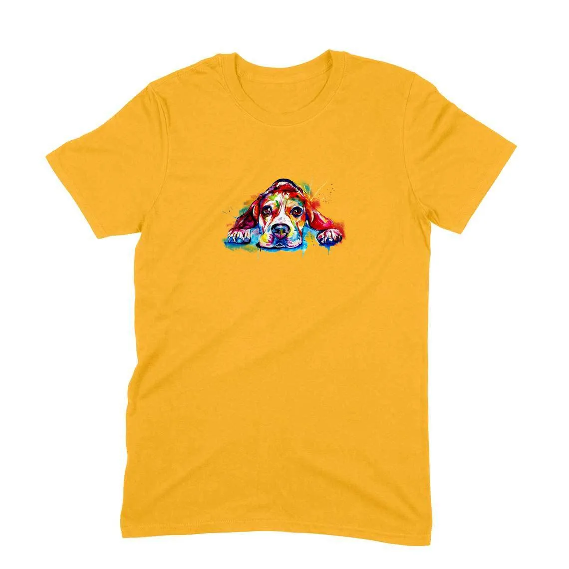 Round Neck T-Shirt (Men) - Droopy Dog Eyes (11 Colours)