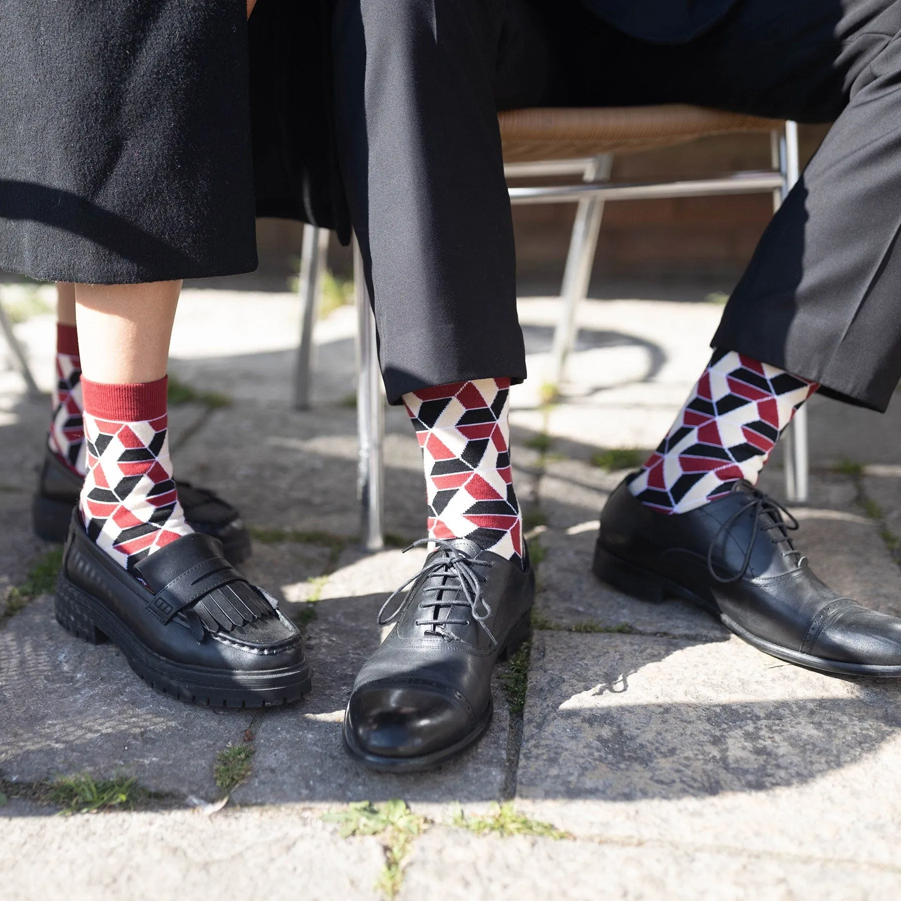Vertex Men's Organic Cotton Socks | Red